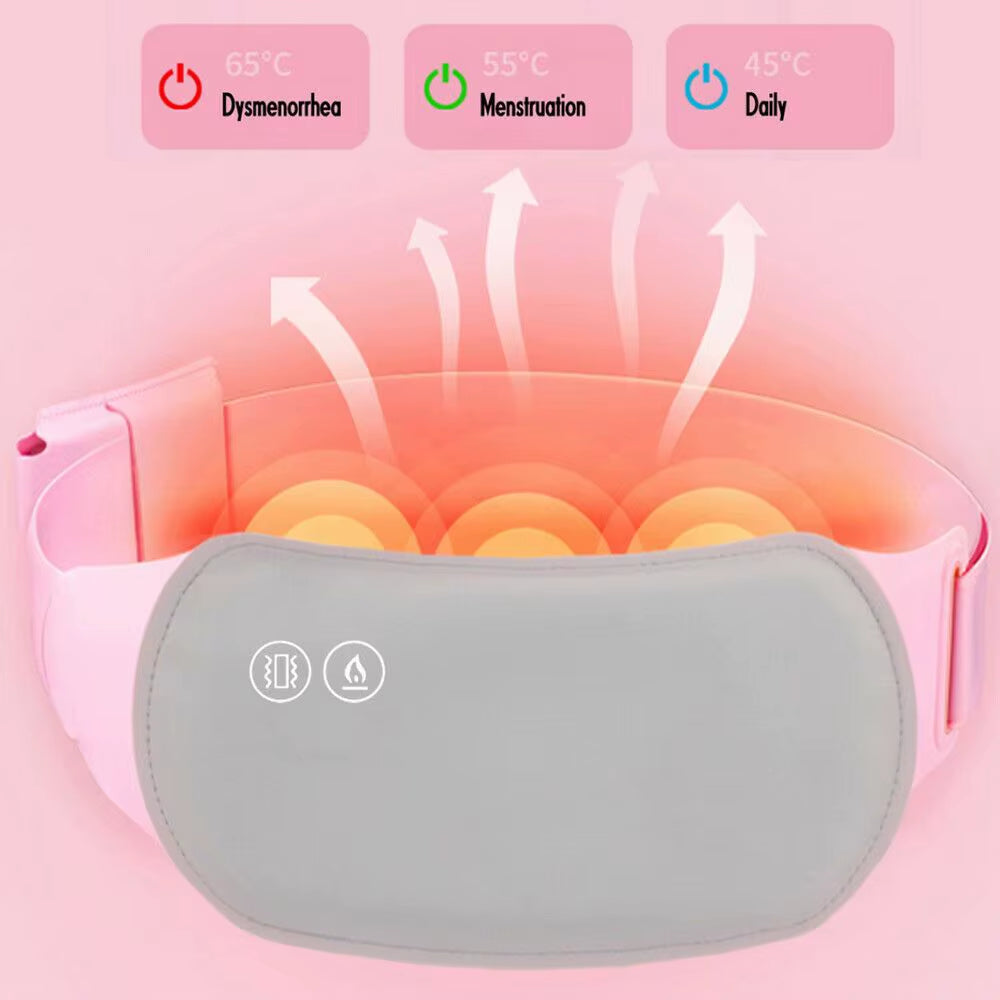 Adjustable Keep Warm Relief Cramps Warm Palace Belt USB Electric Heating Heating Waistband Menstrual Heat Pad Belt